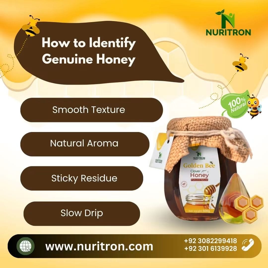 How to identify genuine honey: smooth texture, natural aroma, sticky residue, slow drip