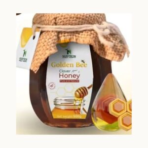 Nuritron Golden Bee Clover Honey 500 g glass jar